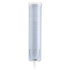 San Jamar Adjustable Frosted Water Cup Dispenser  Wall Mounted  Blue (SAN C3165FBL)