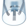 San Jamar Adjustable Frosted Water Cup Dispenser  Wall Mounted  Blue (SAN C3165FBL)
