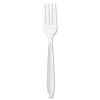 Dart Impress Heavyweight Full-Length Polystyrene Cutlery  Fork  White  1000 Carton (SCC HSWF)