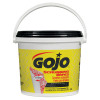 GOJO Scrubbing Towels  Hand Cleaning  White Yellow  170 Bucket  2 Buckets Carton (GOJ 6398-02)