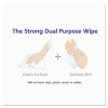 PURELL Hand Sanitizing Wipes  6  x 8   White  Fresh Citrus Scent  1200 Refill Pouch  2 Refills Carton (GOJ 9118-02)