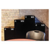 Safco Public Square Paper-Recycling Container  Square  Steel  42 gal  Black (SAF2984BL)