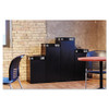 Safco Public Square Paper-Recycling Container  Square  Steel  42 gal  Black (SAF2984BL)