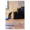 Safco Public Square Paper-Recycling Container  Square  Steel  42 gal  Black (SAF2984BL)