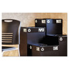 Safco Public Square Plastic-Recycling Container  Square  Steel  25 gal  Black (SAF2981BL)