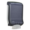 San Jamar Ultrafold Multifold C-Fold Towel Dispenser  Classic  Black  11 3 4 x 6 1 4 x 18 (SAN T1700TBK)