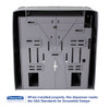 Kimberly-Clark Professional* Lev-R-Matic Roll Towel Dispenser  13 3 10w x 9 4 5d x 13 1 2h  Smoke (KCC 09765)