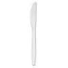 Boardwalk Mediumweight Polystyrene Cutlery  Knife  White  100 Box (BWK BXKNIFE)