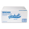 Windsoft Bath Tissue  Septic Safe  2-Ply  White  4 x 3 75  400 Sheets Roll  24 Rolls Carton (WIN 2400)