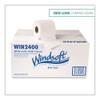Windsoft Bath Tissue  Septic Safe  2-Ply  White  4 x 3 75  400 Sheets Roll  24 Rolls Carton (WIN 2400)