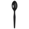 Dixie SmartStock Plastic Cutlery Refill  Spoons  6   Series-O Mediumweight  Black  40 Pack  24 Packs Carton (DIX SSS51)