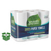 Seventh Generation 100  Recycled Paper Towel Rolls  2-Ply  11 x 5 4 Sheets  140 Sheets RL  24 RL CT (SEV 13731)