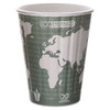 Eco-Products World Art Renewable and Compostable Insulated Hot Cups  PLA  12 oz  40 Packs  15 Packs Carton (ECP EP-BNHC8-WD)