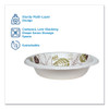 Dixie Ultra Pathways w Soak Proof Shield Heavyweight Paper Bowls  12oz  Green Burg  500 Ct (DIX SXB12WS)