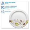 Dixie Ultra Pathways Soak Proof Shield Heavyweight Paper Plates  WiseSize  8 1 2   500 Ctn (DIX SXP9PATH)