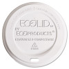 Eco-Products EcoLid Renewable Compostable Hot Cup Lid  PLA  Fits 10-20 oz Hot Cups  50 Pack  16 Packs Carton (ECP EP-ECOLID-W)