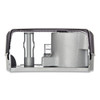 San Jamar VersaTwin Tissue Dispenser  8 x 5 3 4 x 12 3 4  Transparent Black Pearl (SAN R3600TBK)