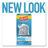 Glad ForceFlexPlus OdorShield Tall Kitchen Drawstring Trash Bags  13 gal  0 9 mil  24  x 28   White  204 Carton (CLO 70320)