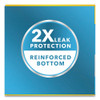 Glad ForceFlexPlus OdorShield Tall Kitchen Drawstring Trash Bags  13 gal  0 9 mil  24  x 28   White  204 Carton (CLO 70320)