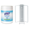 PURELL Sanitizing Hand Wipes  6 x 6 3 4  White  270 Canister  6 Canisters Carton (GOJ 9113-06)