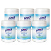 PURELL Sanitizing Hand Wipes  6 x 6 3 4  White  270 Canister  6 Canisters Carton (GOJ 9113-06)