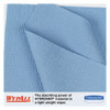 WypAll X60 Cloths  Small Roll  9 8 x 13 4  Blue  130 Roll  12 Rolls Carton (KCC 35411)