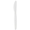 Dixie SmartStock Plastic Cutlery Refill  Knife  6 3   Series-B Mediumweight  White  40 Pack  24 Packs Carton (DIX SSK21P)