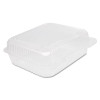 Dart Staylock Clear Hinged Container  Plastic  8 3 10 x 7 4 5 x 3  125 Bag  2BG CT (DCC C51UT1)