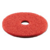 Boardwalk Buffing Floor Pads  16  Diameter  Red  5 Carton (PAD 4016 RED)