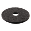 Boardwalk Stripping Floor Pads  14  Diameter  Black  5 Carton (PAD 4014 BLA)