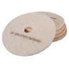 3M Ultra High-Speed TopLine Floor Burnishing Pads 3200  20  Dia   White Amber  5 CT (MCO 18066)