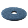 Boardwalk Scrubbing Floor Pads  20  Diameter  Blue  5 Carton (PAD 4020 BLU)