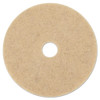 Boardwalk Natural Hog Hair Burnishing Floor Pads  17  Diameter  5 Carton (PAD 4017 NHE)