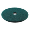 Boardwalk Heavy-Duty Scrubbing Floor Pads  19  Diameter  Green  5 Carton (PAD 4019 GRE)