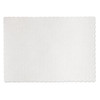 Hoffmaster Knurl Embossed Scalloped Edge Placemats  9 5 x 13 5  White  1 000 Carton (HFM PM32052)