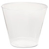 WNA Comet Plastic Tumbler  5 oz   Clear  Squat  50 Pack (WNA T5S)