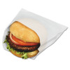 Bagcraft PB18/8 Grease-Resistant Sandwich Bags, 6w x 3/4 x 6 1/2h, White, 1000/Pk, 8/CT (BGC 300410)