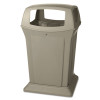 Rubbermaid Commercial Ranger Fire-Safe Container  Square  Structural Foam  45 gal  Beige (RCP 9173-88 BEI)