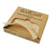 Bagcraft EcoCraft Grease-Resistant Paper Wraps and Liners  Natural  12 x 12  1000 Box  5 Boxes Carton (BGC 300897)