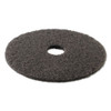 Boardwalk High Performance Stripping Floor Pads  19  Diameter  Grayish Black  5 Carton (PAD 4019 HIP)