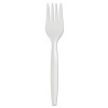 Dixie SmartStock Plastic Cutlery Refill  Fork  5 8   Series-B Mediumweight  White  40 Pack  24 Packs Carton (DIX SSF21P)