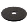 Boardwalk Stripping Floor Pads  13  Diameter  Black  5 Carton (PAD 4013 BLA)