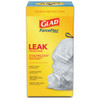 Glad OdorShield Tall Kitchen Drawstring Bags  13 gal  0 78 mil  24  x 27 38   White  240 Carton (CLO 78361)