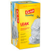 Glad OdorShield Tall Kitchen Drawstring Bags  13 gal  0 78 mil  24  x 27 38   White  240 Carton (CLO 78361)