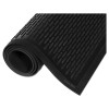 Crown Crown-Tred Indoor Outdoor Scraper Mat  Rubber  43 75 x 66 75  Black (CRO TD46 BLA)