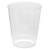 WNA Comet Plastic Tumbler  8 oz   Clear  Tall  25 Pack (WNA T8T)