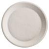Chinet Savaday Molded Fiber Plates  10   Cream  Round  500 Carton (HUH ACORN)