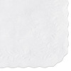 Hoffmaster Anniversary Embossed Scalloped Edge Tray Mat  14 x 19  White  1 000 Carton (HFM TC8704472)