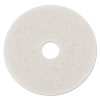 Boardwalk Polishing Floor Pads  18  Diameter  White  5 Carton (PAD 4018 WHI)
