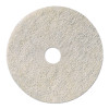 Boardwalk Natural White Burnishing Floor Pads  17  Diameter  5 Carton (PAD 4017 NAT)